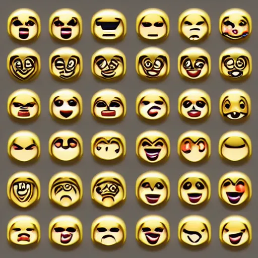 Image similar to gaming emoji concept gold armor rip style of emoji, vector art, white background, no watermark white background