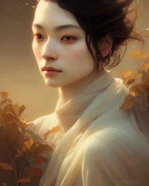 Image similar to photography portrait of yutaka ozaki ambient lighing, intricate, elegant, highly detailed, digital painting, artstation, concept art, smooth, sharp focus, illustration, art by artgerm and greg rutkowski and alphonse mucha