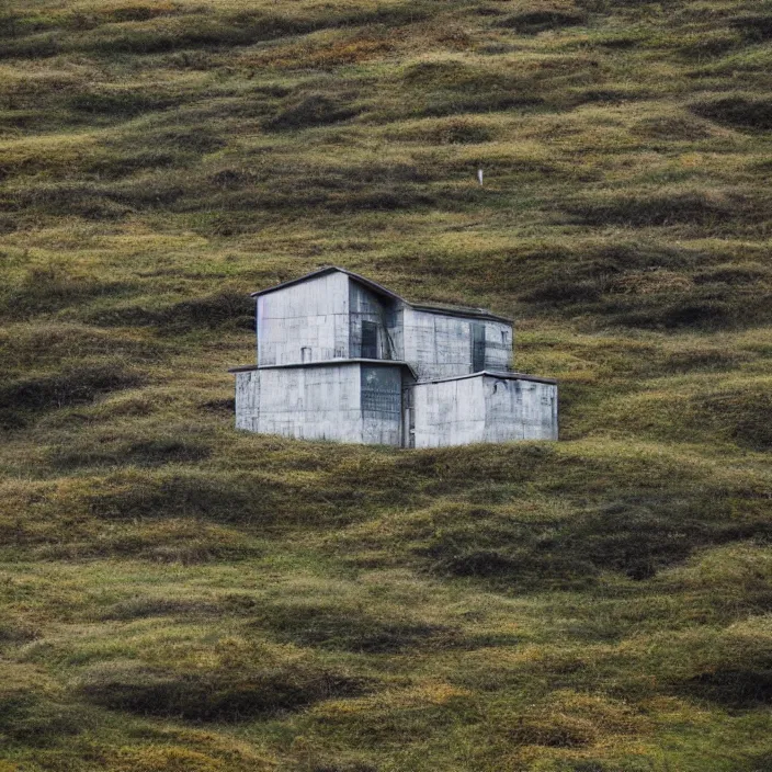 Image similar to a building in a landscape, trending on 5 0 0 px