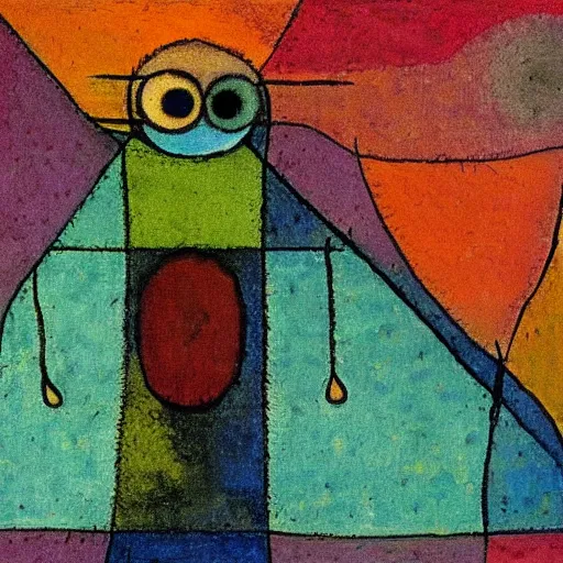 Image similar to a painting of a moth by paul klee, intricate detail