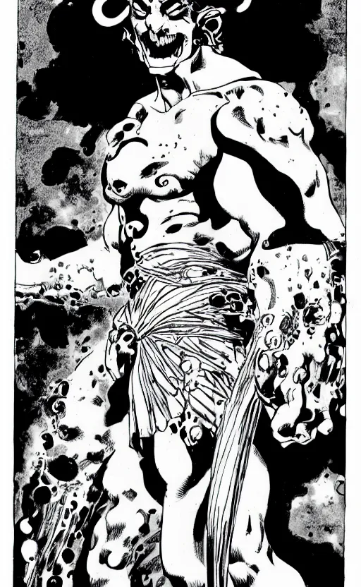 Image similar to Hades by frank miller