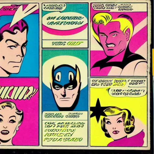 Image similar to silver age comics color palette