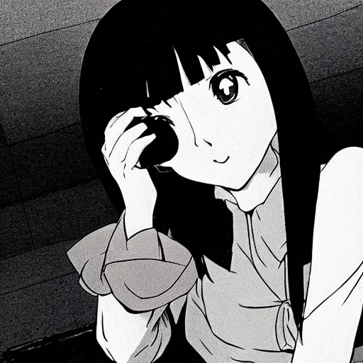 Image similar to anime woman who is central to the plot. satoshi kon