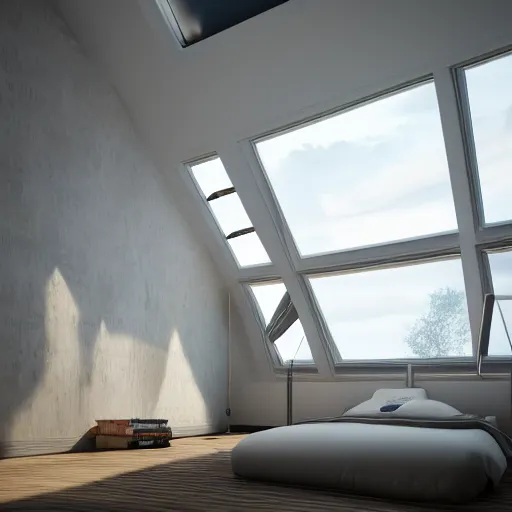 Image similar to skylight with led strip lighting, realistic, wide shot, octane render, house and home, home and garden, hyper realistic, high quality, highly detailed, hd, beautiful, cinematic, 8 k, unreal engine,