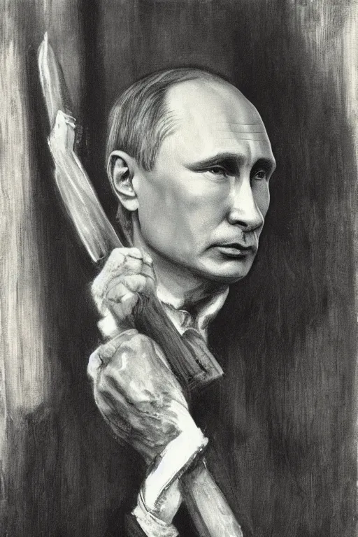 Image similar to vladimir putin john waterhouse