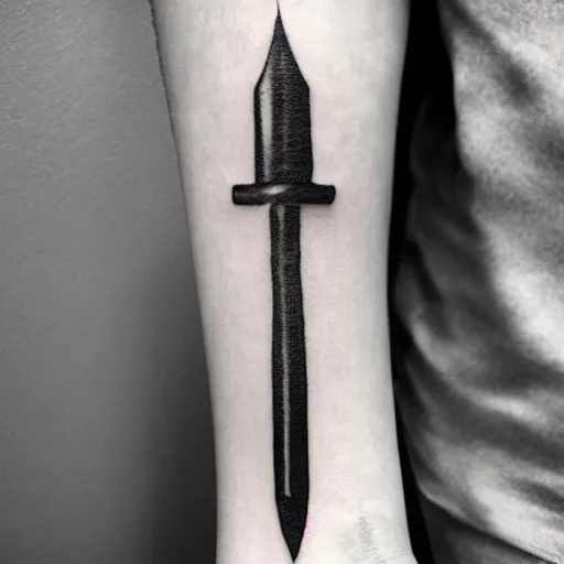 Arm Eye Dagger Tattoo by Art Corpus