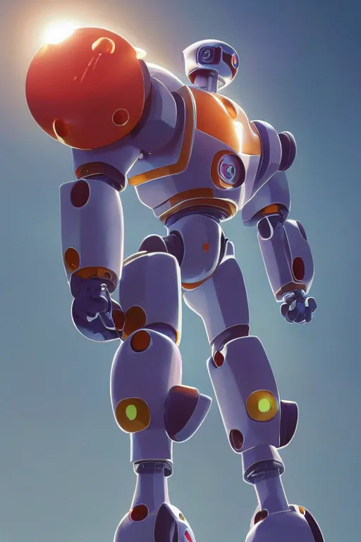 Image similar to metabots medabots medarotto medarot robot minimalist comics, behance hd by jesper ejsing, by rhads, makoto shinkai and lois van baarle, ilya kuvshinov, rossdraws global illumination ray tracing hdr radiating a glowing aura