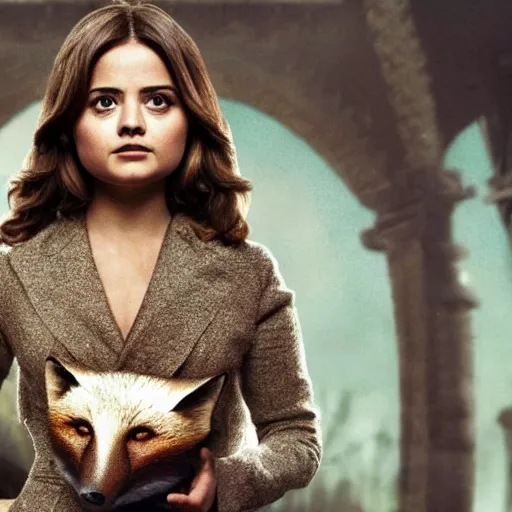 Prompt: jenna coleman as a fox