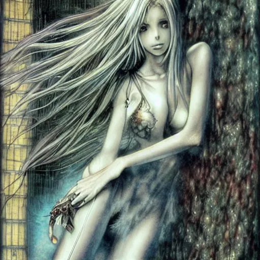 Image similar to anime girl by Luis Royo