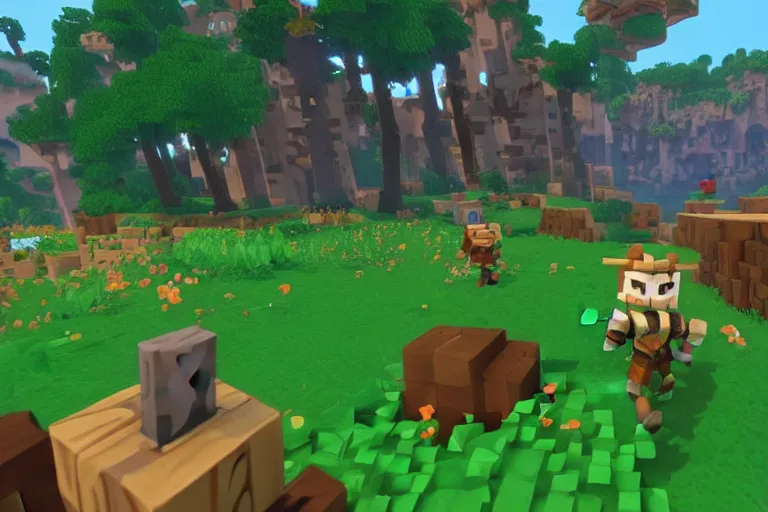 Prompt: Hytale Gameplay