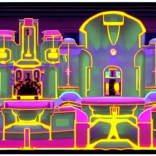 Image similar to tron bonne in a haunted mansion