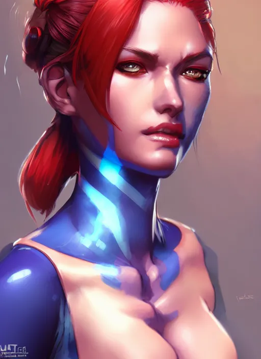 Prompt: Mystique in apex legends as an anime character digital illustration portrait design by Ross Tran, artgerm detailed, soft lighting