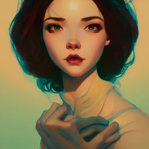 Prompt: gazing into the gorgeous face of infinity, shouting in anger, ambient lighting, 4 k, lois van baarle, ilya kuvshinov, rossdraws, alphonse mucha, jung gi kim, artstation