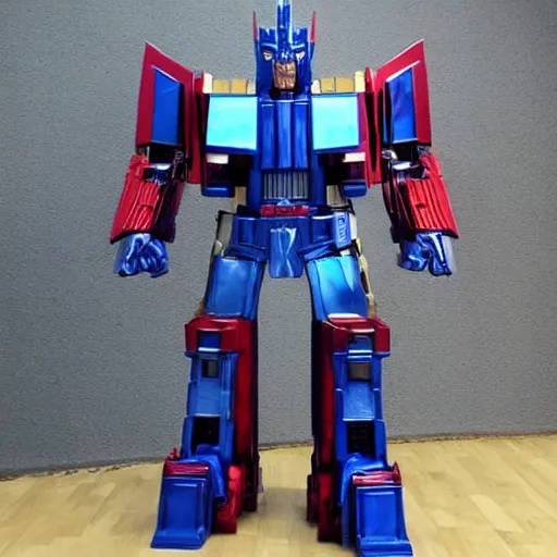 Image similar to Optimus Prime in real life