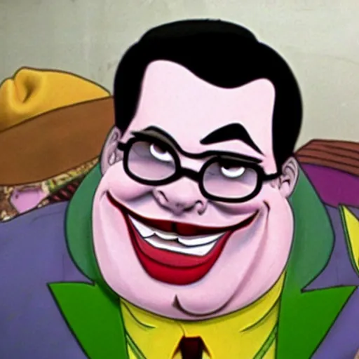 Image similar to carl wheezer as the joker