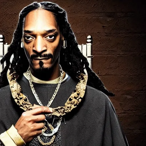 Image similar to snoop dog as game of thrones character