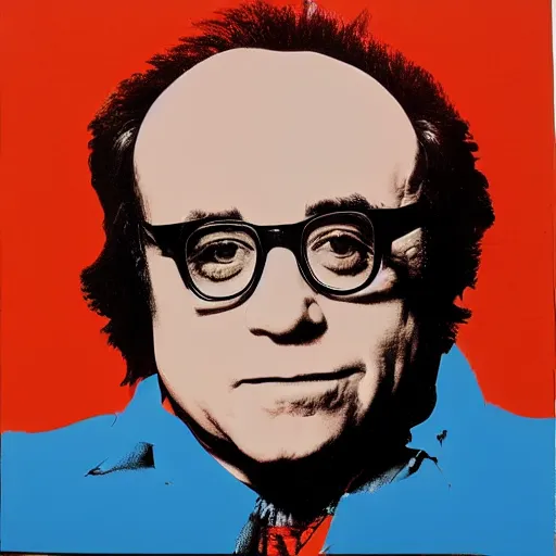 Image similar to danny devito by warhol