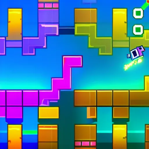 Image similar to new geometry dash update