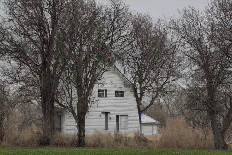 Image similar to a lonely house in the neighborhood