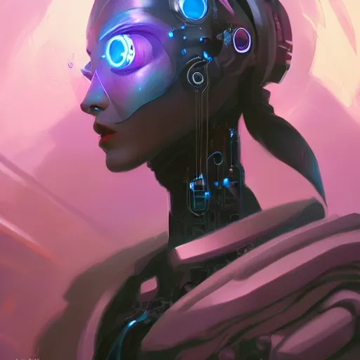 Image similar to a portrait of a beautiful cybernetic techno queen, cyberpunk concept art by pete mohrbacher and wlop and artgerm josan gonzalez and syd mead, digital art, highly detailed, intricate, sci-fi, sharp focus, Trending on Artstation HQ, deviantart, unreal engine 5, 4K UHD image