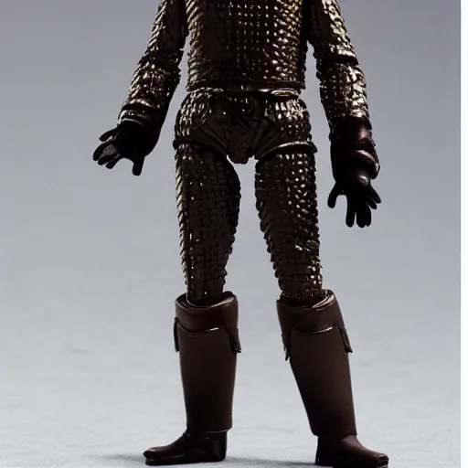 Image similar to action figure of christopher walken as the tin man from the wiz movie, 4 k, highly detailed, award winning, look at all that detail!