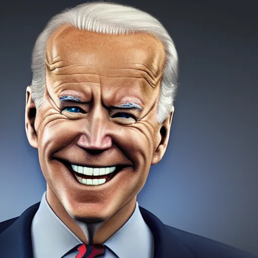 Image similar to joe biden on meth as seen in award winning animated pixar movie 4k octane render