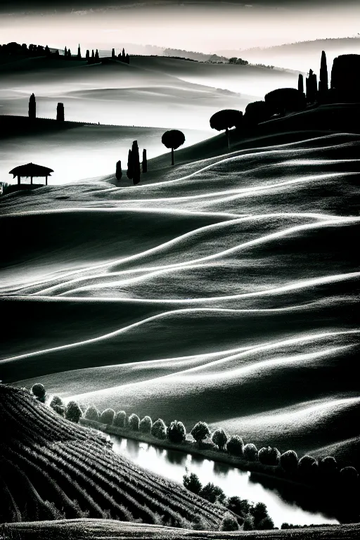 Image similar to the landscape photography in italy tuscany, realistic, ultrafine detailed, national geographic, 8 k.
