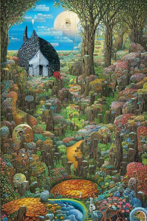 Image similar to by Jacek Yerka