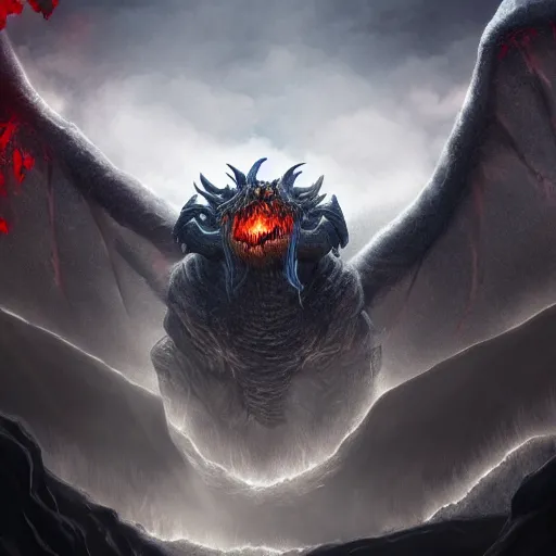 Prompt: a giant balrog from lord of the rings guarding the gates of hell, cinematic, very detailed, artstation, cgsociety