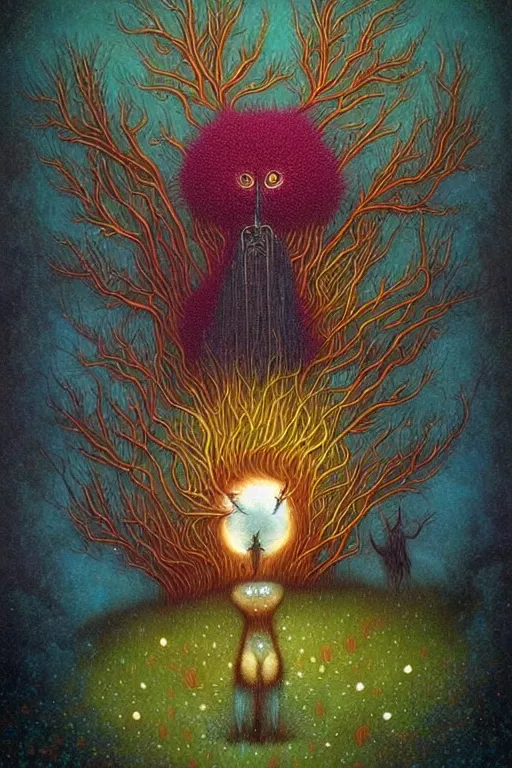 Image similar to surreal hybrid animals, nostalgia for a fairytale, magic realism, flowerpunk, mysterious, vivid colors, by andy kehoe