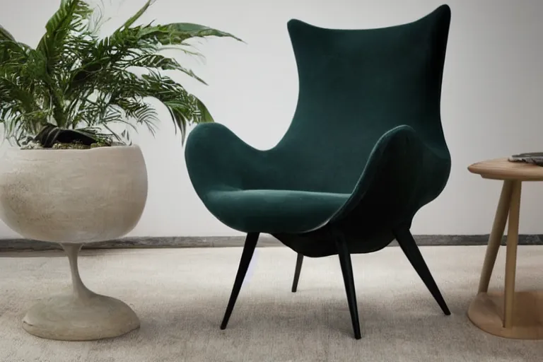 Prompt: an avocado armchair, cdx