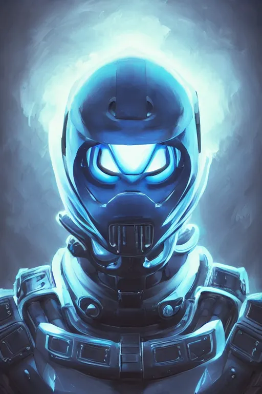 Image similar to epic mask helmet robot ninja portrait stylized as fornite style game design fanart by concept artist gervasio canda, behance hd by jesper ejsing, by rhads, makoto shinkai and lois van baarle, ilya kuvshinov, rossdraws global illumination radiating a glowing aura global illumination ray tracing hdr render in unreal engine 5