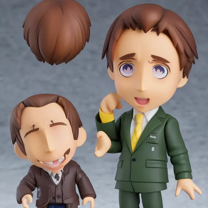 Image similar to alan partridge, An anime Nendoroid of alan partridge, figurine, detailed product photo