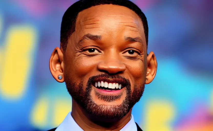 Image similar to ''Will Smith as a Pixar Studios character''