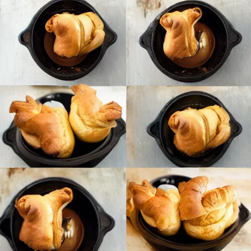 Image similar to Yorkshire terrier yorkshire pudding fusion