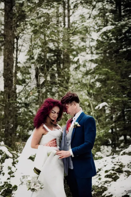 Prompt: Gambit And Rogue getting married , Professional photography