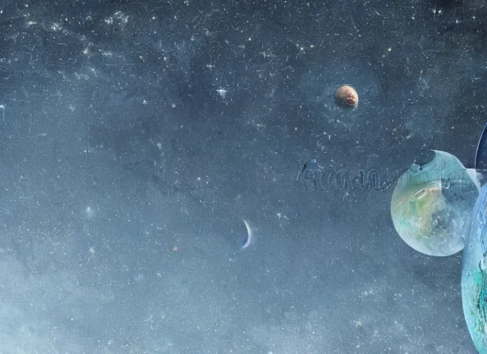 Prompt: Un ensemble d'enfants La galaxie s'étend Jardin de l'imagination Combler la lacune Voler face à la lune Vois comme nous évoluons, 8k quality, award winning photo