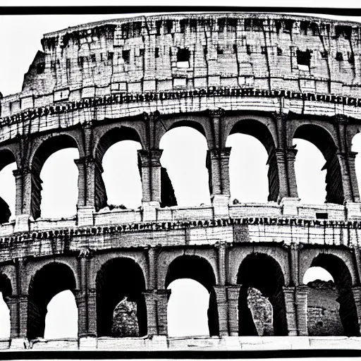 Image similar to Colosseum by M. C. Escher