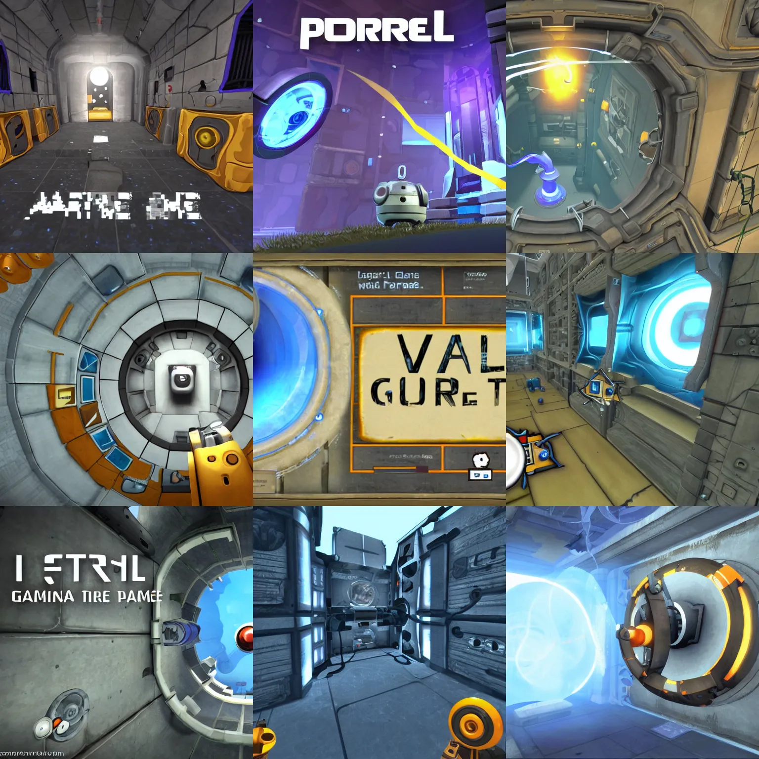 Prompt: portal game valve