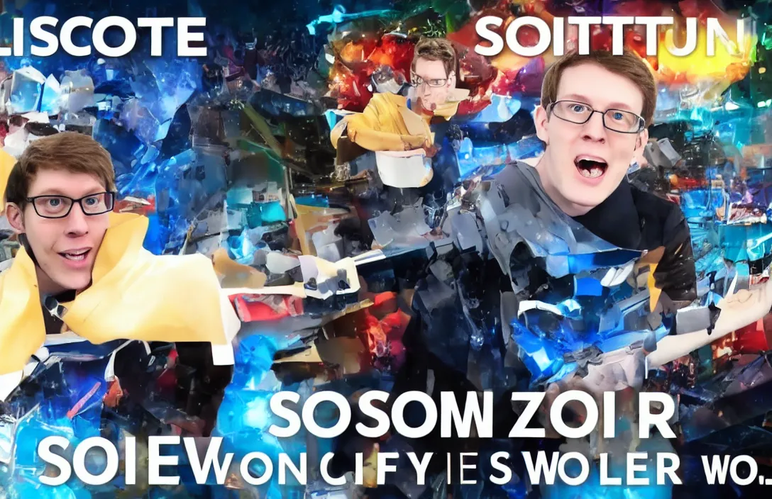 Image similar to scott the woz, youtube thumbnail