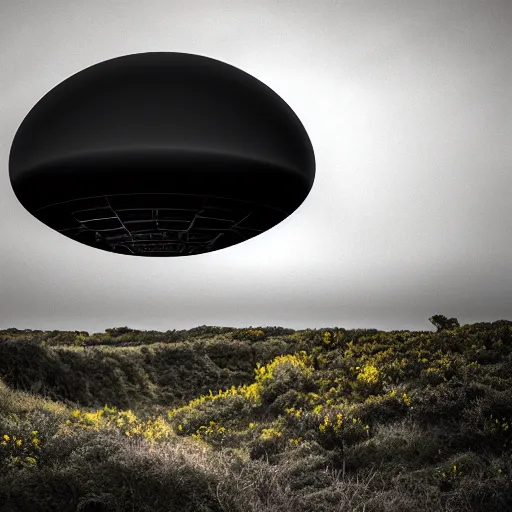 Image similar to huge mysterious ufo ignoring the laws of physics over a natural scene. detailed otherwordly material. entries in the 2 0 2 0 sony world photography awards.