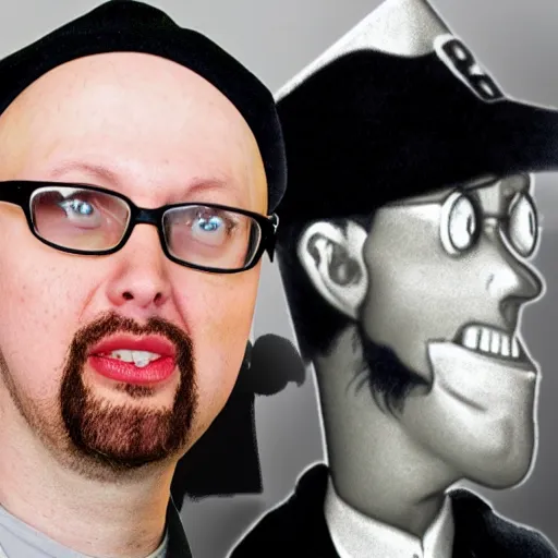 Image similar to nostalgia critic