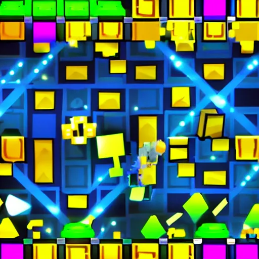 Prompt: Geometry Dash