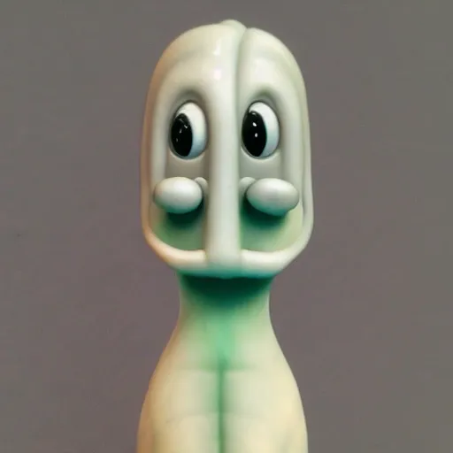 Image similar to handsome squidward, male, detailed