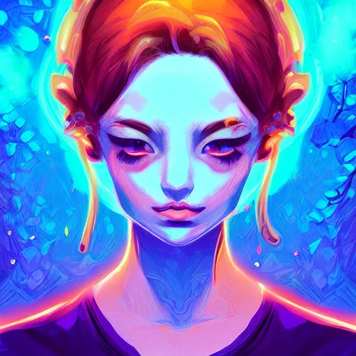 Image similar to skill magic deepdream radiating a glowing aura stuff loot legends stylized digital illustration video game icon artstation lois van baarle, ilya kuvshinov, rossdraws,