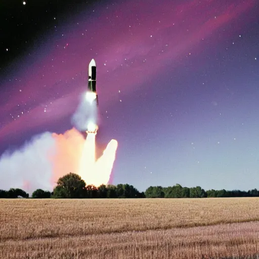 Prompt: Amish Space Program, Associated Press photo