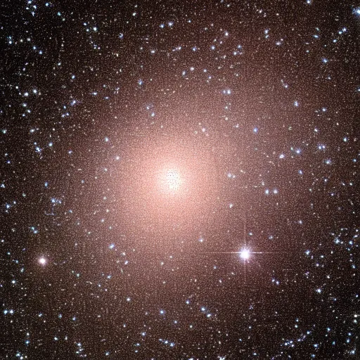 Prompt: photograph of globular cluster M13 in Hercules