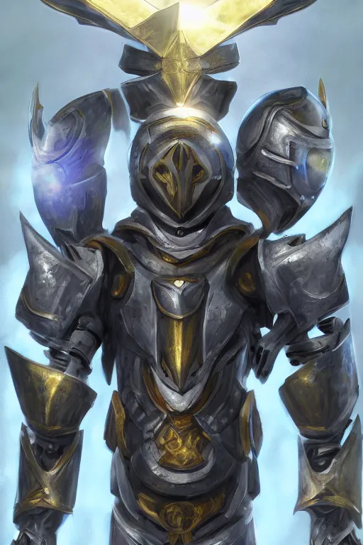 Image similar to helmet armor guardian destiny in witch queen illumination ray tracing hdr fanart arstation by sung choi robot ninja mask and eric pfeiffer and gabriel garza and casper konefal