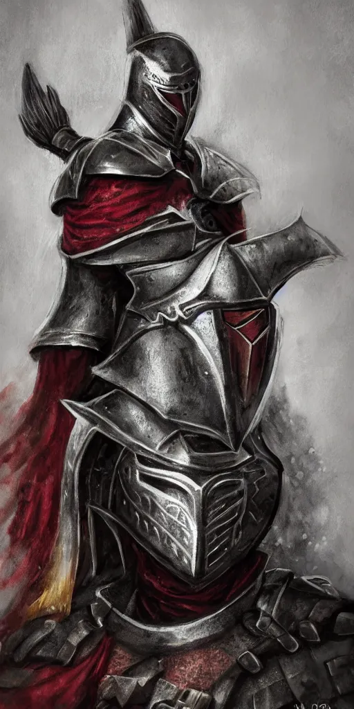 Image similar to warrior knight portrait