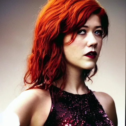 Prompt: mary elizabeth winstead as poison ivy, dc, movie, photography, portrait, beautiful,